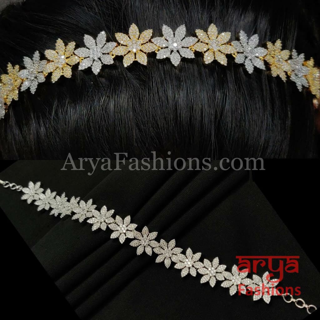 Bridal Sheeshphool/ Rajwadi Kundan Pearl Mathapatti / Kundan Hair discount Jewelry /Indian wedding Sheeshphool /Jadau Kundan Headpiece