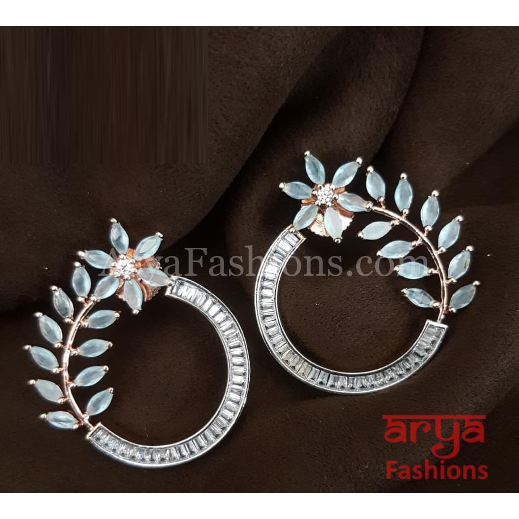 Astha CZ Studs/ Fusion Studs/Contemporary Studs