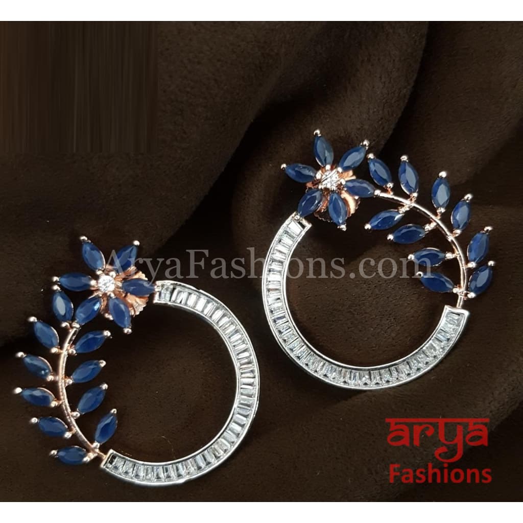 Astha CZ Studs/ Fusion Studs/Contemporary Studs